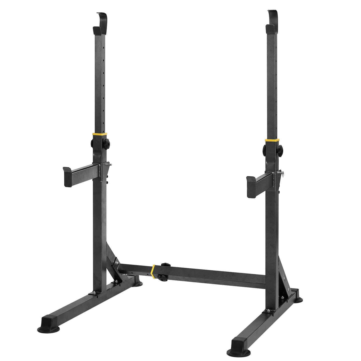 GARTIO Adjustable Squat Weight Rack Bench Press Weight Lifting Barbell Rack Stand Home Gym Fitness 570 LBS