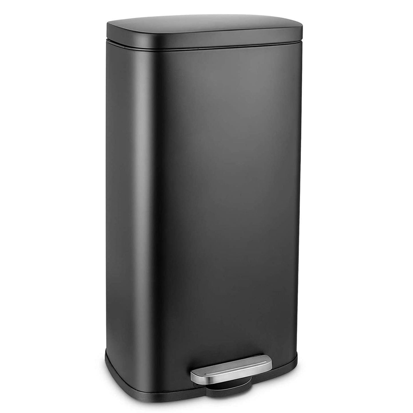 GARTIO 8 gal Stainless Steel Trash Can Kitchen Garbage Can