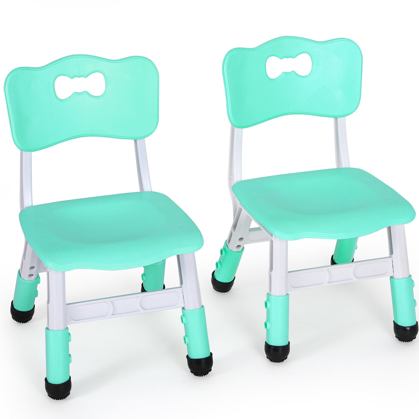 LAZY BUDDY Adjustable Kid Chairs Set, Plastic Toddler Chairs Stackable Children Seats for Home, Daycare Center, Classroom