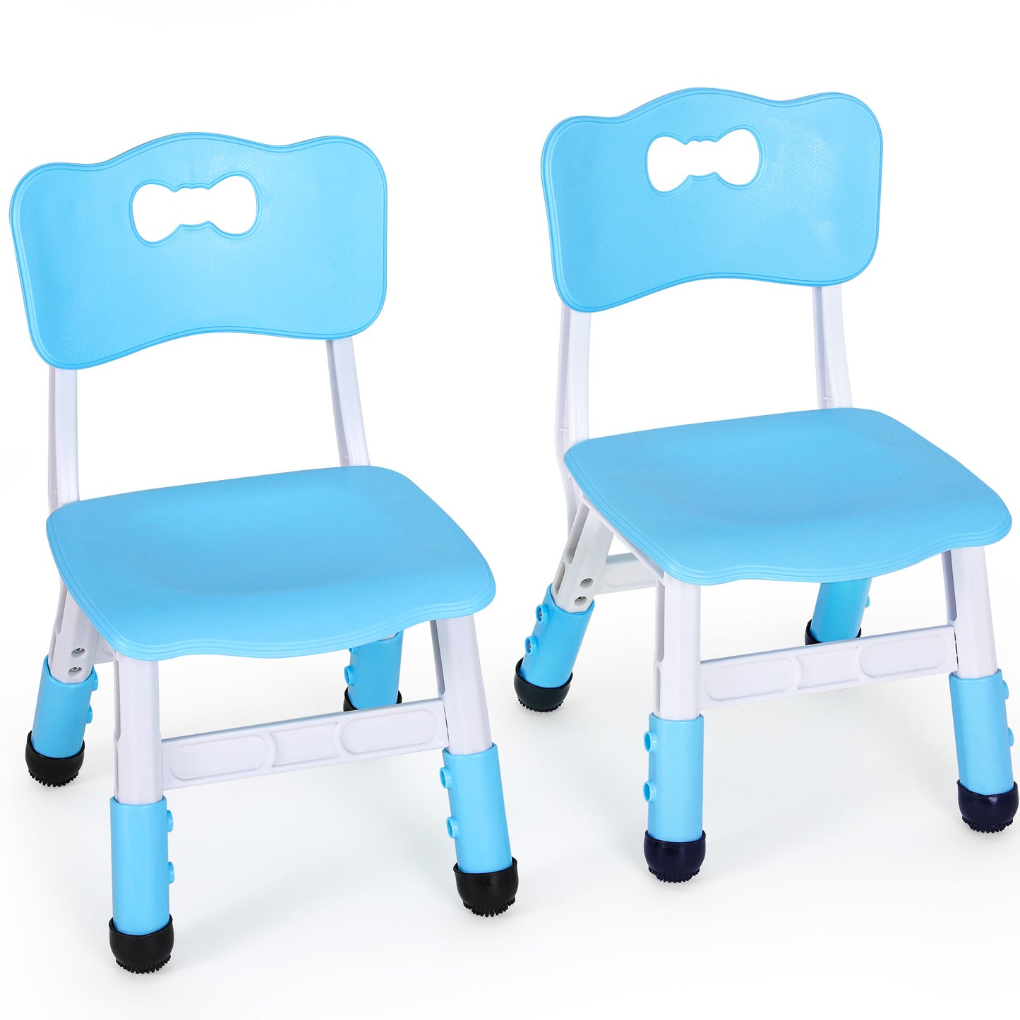 LAZY BUDDY Adjustable Kid Chairs Set, Plastic Toddler Chairs Stackable Children Seats for Home, Daycare Center, Classroom