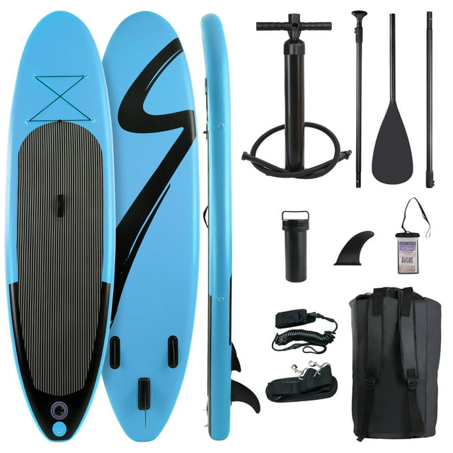 LAZY BUDDY 10FT / 11FT Inflatable Stand Up Paddle Board, Surfing SUP Boards, Non-Slip Deck 6'' Thick with Complete Kit