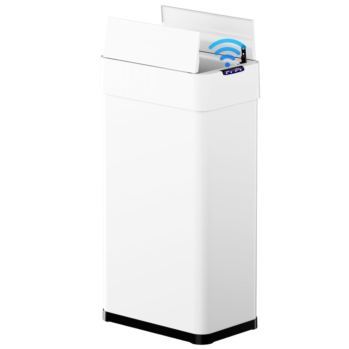 LAZY BUDDY 16 Gallon Automatic Stainless Steel Motion Sensor Trash Can, Smart Garbage Can with Lid for Living Room, Kitchen, Office