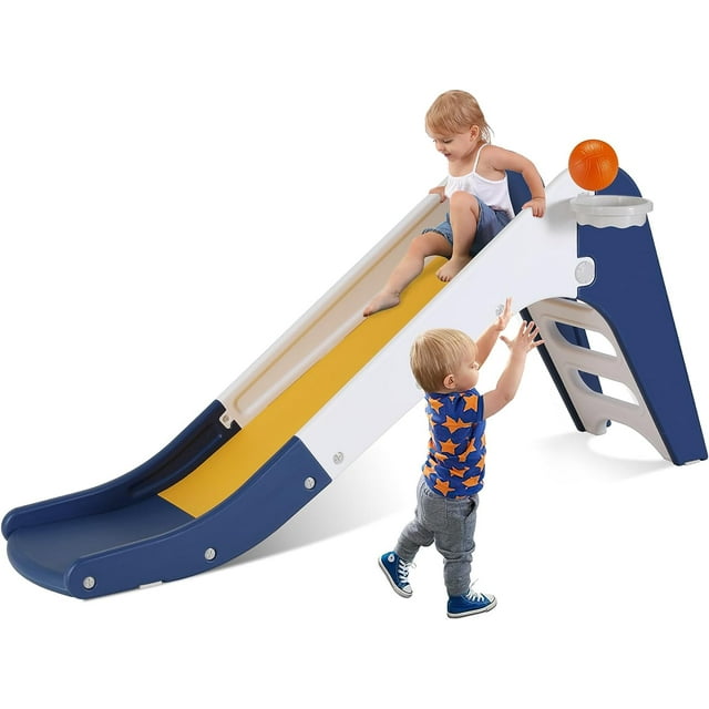 LAZY BUDDY Slide for Kids, Freestanding Toddler Slide Play Climber Set Indoor Playground Outdoor Swimming Pool Slide - Multi Choices