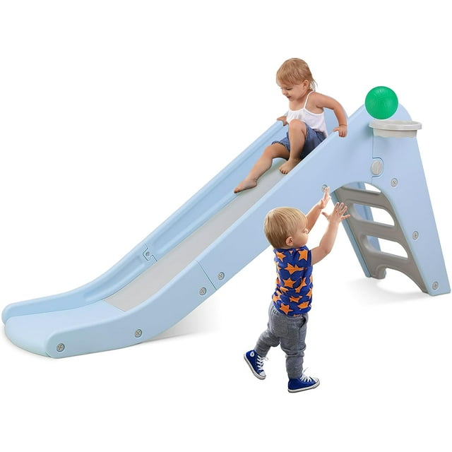 LAZY BUDDY Slide for Kids, Freestanding Toddler Slide Play Climber Set Indoor Playground Outdoor Swimming Pool Slide - Multi Choices