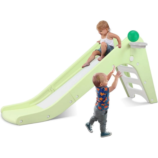 LAZY BUDDY Slide for Kids, Freestanding Toddler Slide Play Climber Set Indoor Playground Outdoor Swimming Pool Slide - Multi Choices